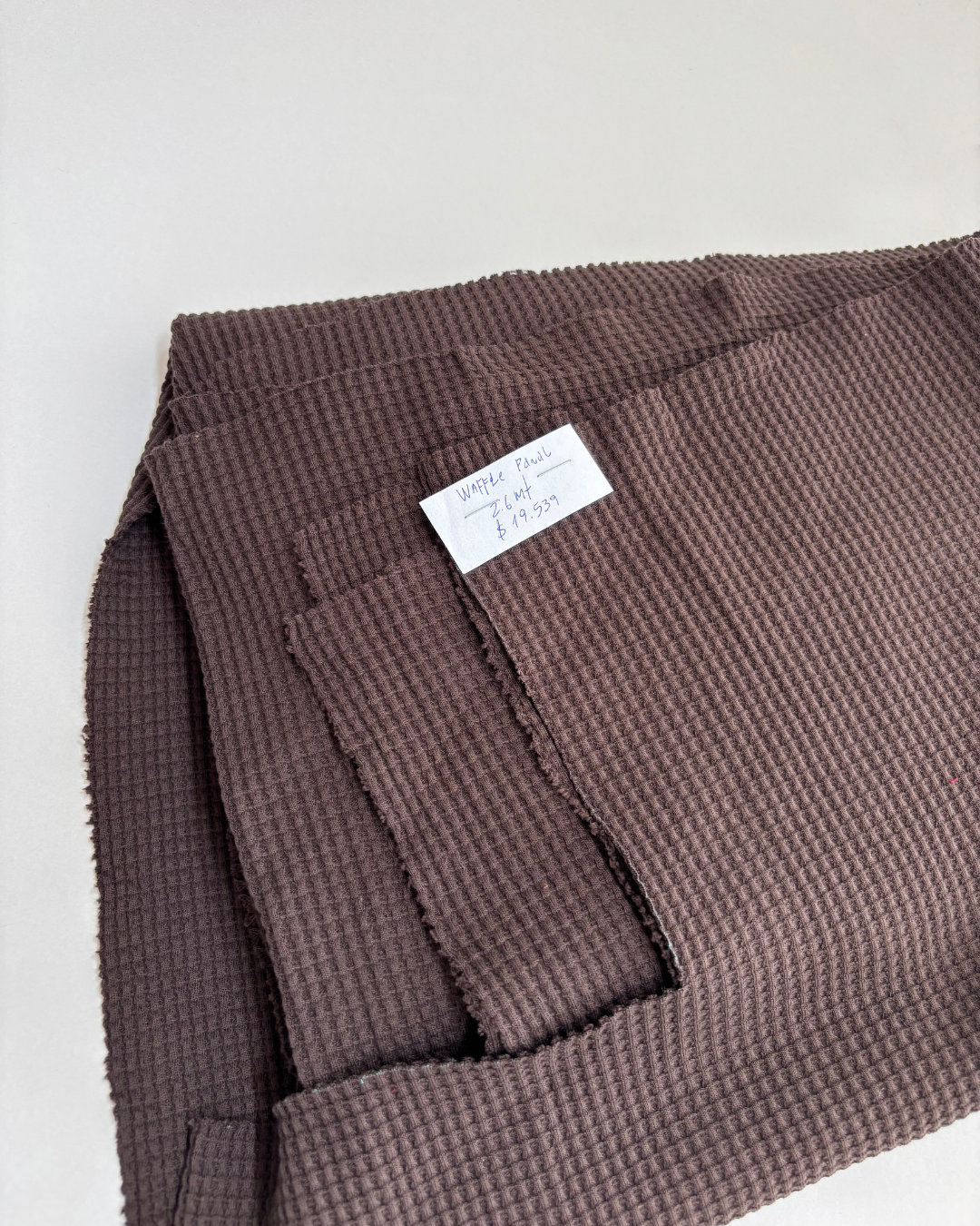 Saldo Waffle panal marrón