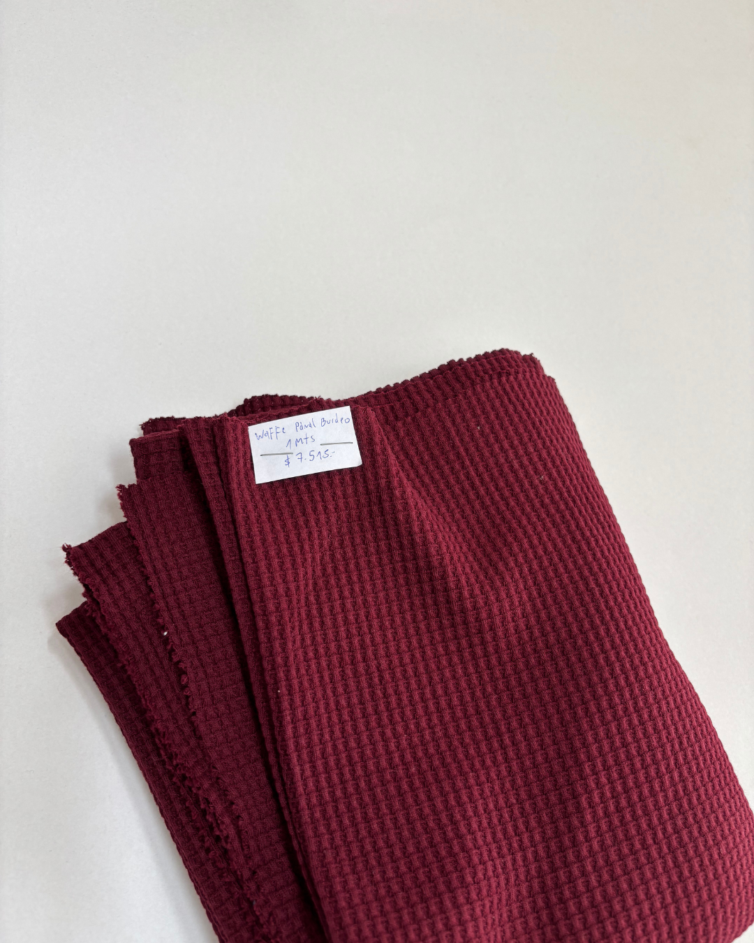 Saldo Waffle panal burdeo