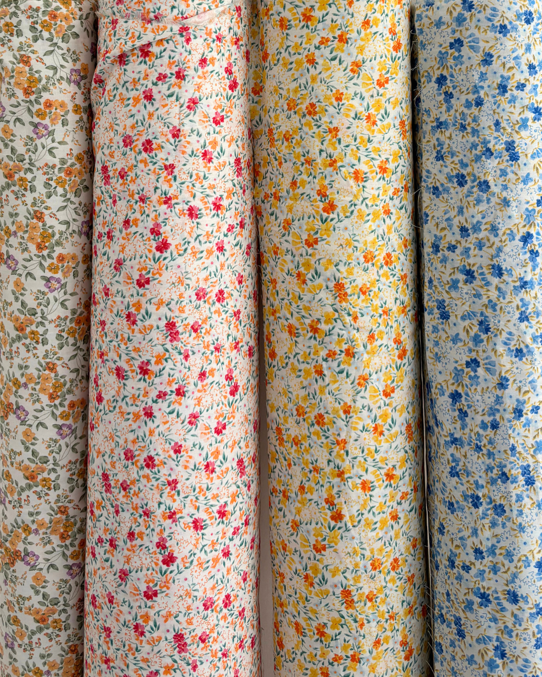 POPELINA FLORCITAS 100% ALGODÓN