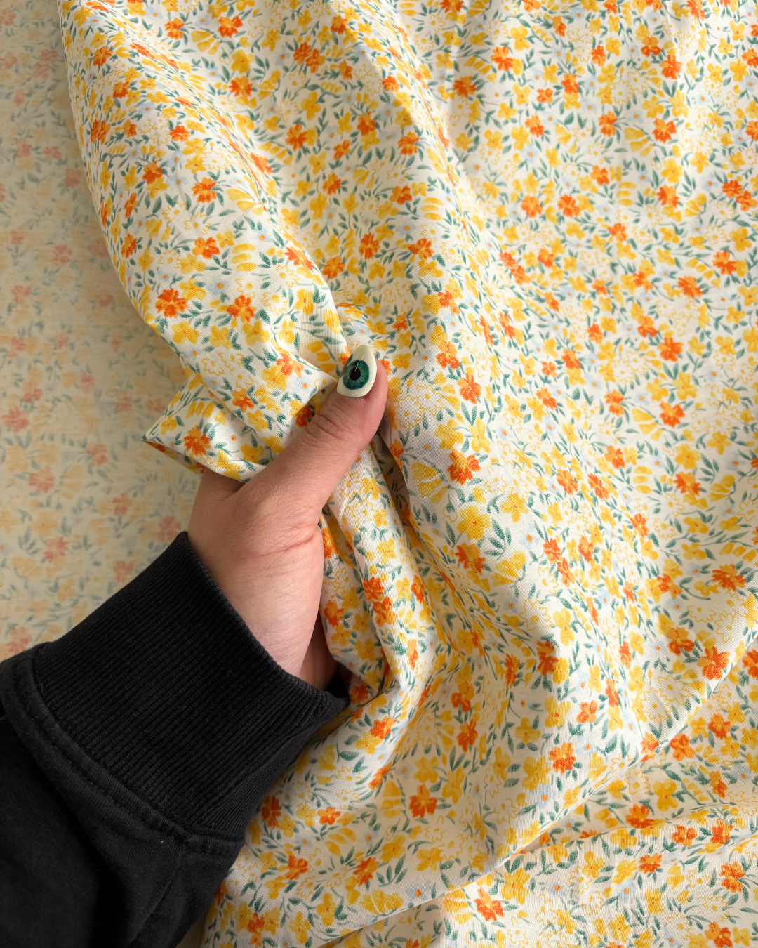 POPELINA FLORCITAS 100% ALGODÓN