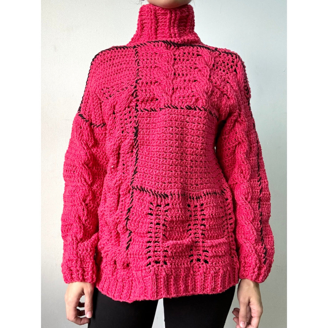 SWEATER FUCSIA (Hecho a mano)