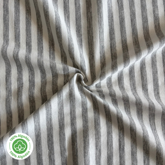 JERSEY ALGODÓN LISTADO 24/1 100% ALGODÓN