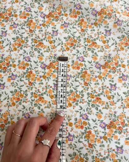 POPELINA FLORCITAS 100% ALGODÓN