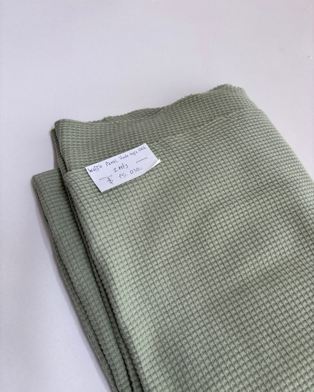 Saldo Waffle panal verde hoja