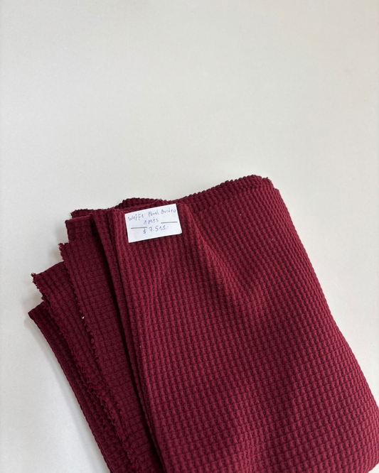 Saldo Waffle panal burdeo