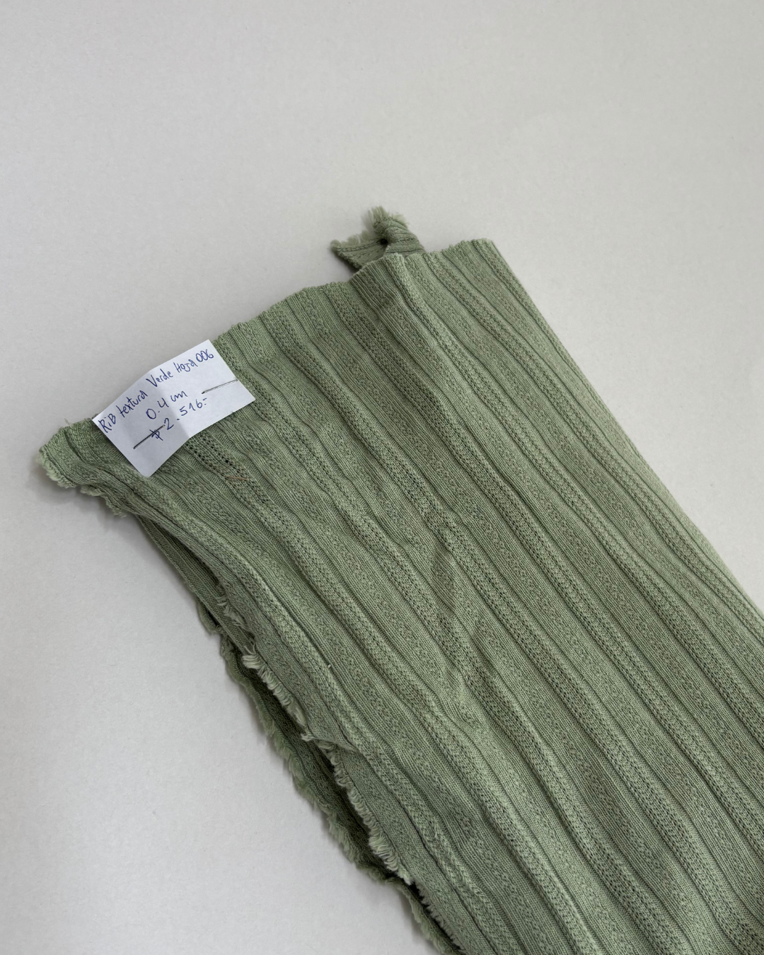 Saldo Rib textura verde hoja 006