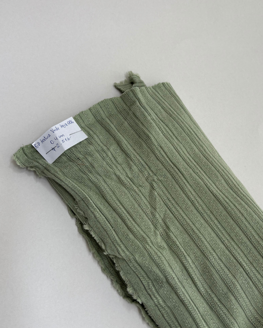 Saldo Rib textura verde hoja 006