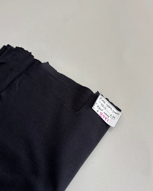 Saldo Algodón pima gamuzado azul navi 40/1