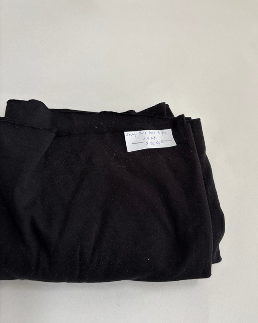 Saldo Jersey pima 30/1 negro