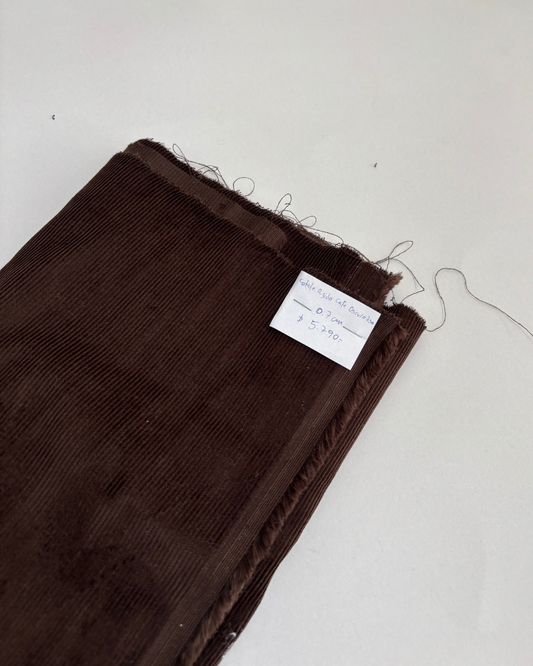 Saldo Cotelé rígido café oscuro 750