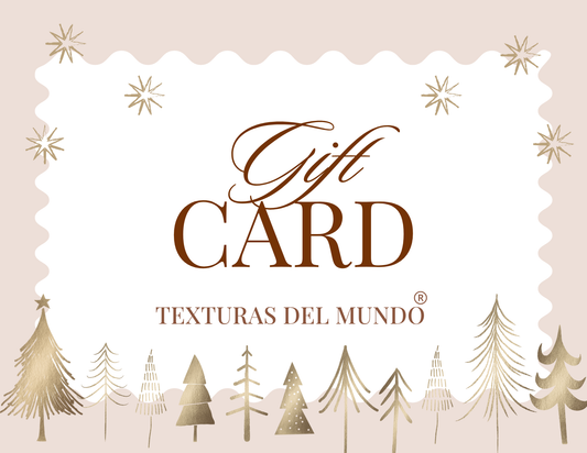 GIFTCARD NAVIDAD TEXTURAS DEL MUNDO