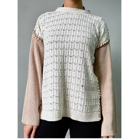 SWEATER BI COLOR