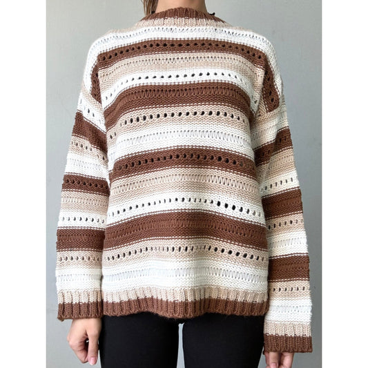 SWEATER LINEAS TRICOLOR