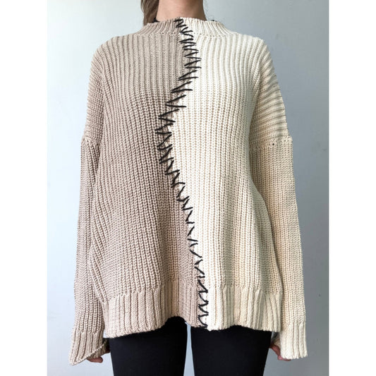 SWEATER BICOLOR