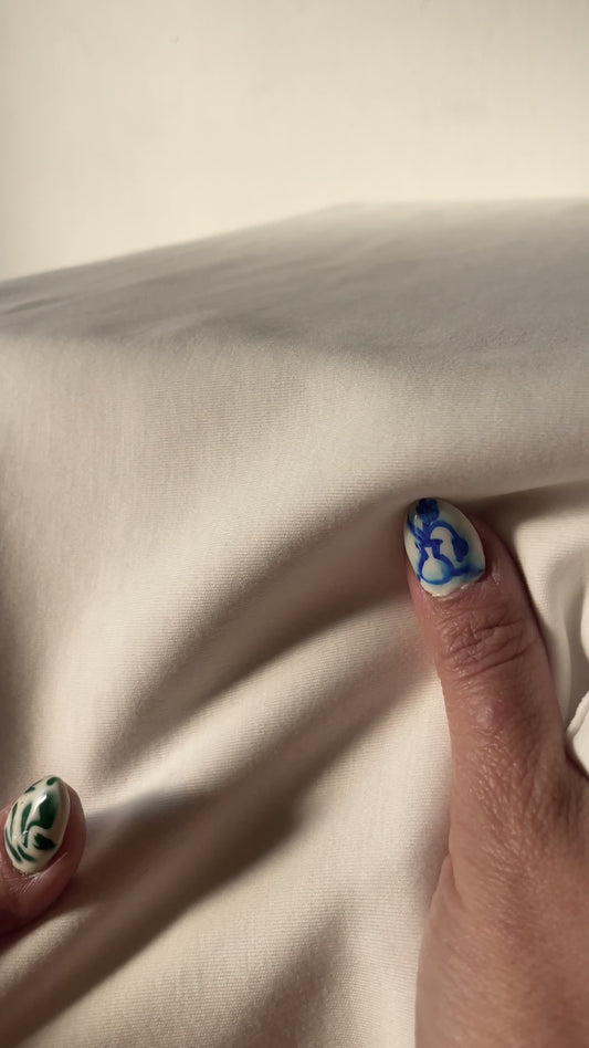 ALGODÓN PIMA GAMUZADO 40/1  TONOS CLAROS 100% ALGODON